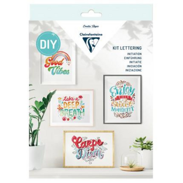 Creatieve set handlettering