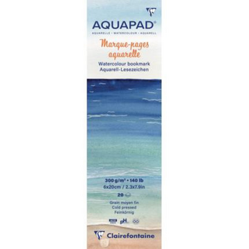 Aquapad Aquarelblok Boekenleggers 6 x 20 cm | 20 vellen | 300 g