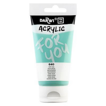 Darwi For You acrylverf 75 ml in tube watergroen