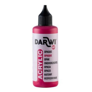 Darwi opaque acrylverf karmijnrood 420