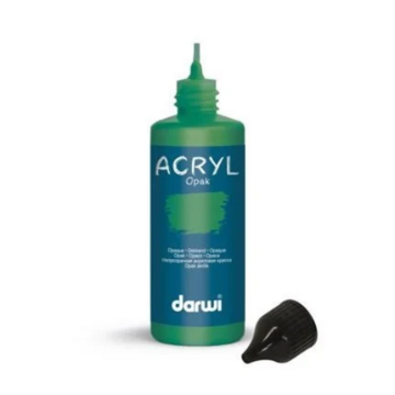 Darwi opaque acrylverf kakigroen 662