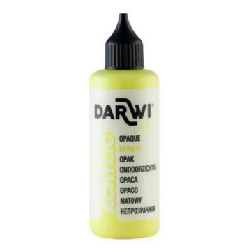 Darwi opaque acrylverf citroengeel 716