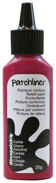 Patchliner reliëfverf Kers (rood)