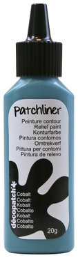 Patchliner reliëfverf Kobalt (blauw)