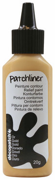 Patchliner reliëfverf Goud