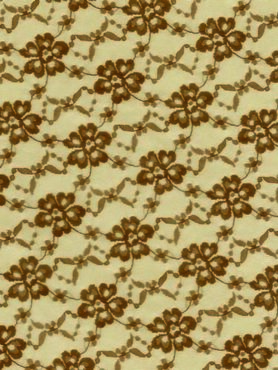 Decopatch papier bruin romantische bloemenprint OP=OP