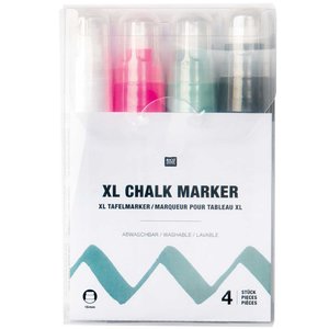 Chalkmarker XL krijtstiftenset 4 stuks 
